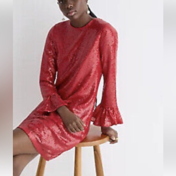 J. Crew Bombshell fitted sequins mini dress, size 2; new - Picture 2 of 8